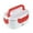 Red RD, variant on Ganfancp Household Stainless Steel Insulated Lunch Box, Electric Lunch Box for Office Workers Clearance Items