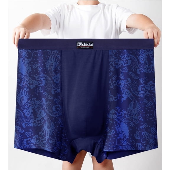 Elvqul Underwear for Men Big and Tall Boxers Loose Mens Underwear High Waisted