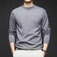 thumbnail image 5 of Suéter de cuello alto medio de lana 4,7 % para hombre, primavera y otoño 2024, jersey de color puro a juego, camisa informal de punto, 5 of 5