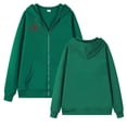 thumbnail image 4 of Futezty Women's Drawstring Zip Up Cute Hoodies Fall Jacket Oversized Casual Sweatshirts with Pocket, 4 of 4