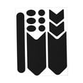 thumbnail image 2 of Bike Sticker, Bike Tape Decal Chainstay and Sticker for Mountain Road Bike Tubes Decorative Stickers Tape , Carbon Fiber Black, 2 of 6