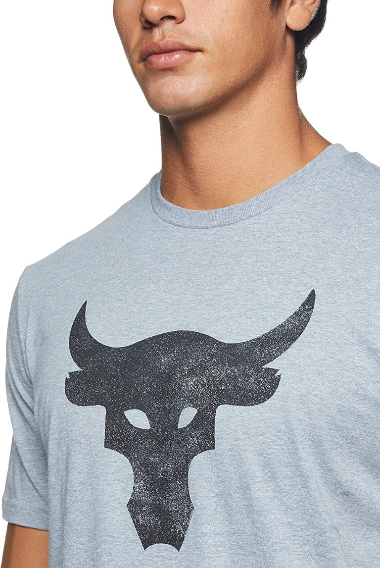 animación Desempleados Anguila Under Armour Men's PJT Rock Brahma Bull SS Loose Grey Short-Sleeve Shirt  (XL) - Walmart.com