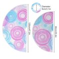 thumbnail image 5 of Blue and Pink Circle Christmas Tree Skirt Stand Mat Waterproof Floor Protection Mat for Holiday Decoration, 5 of 6