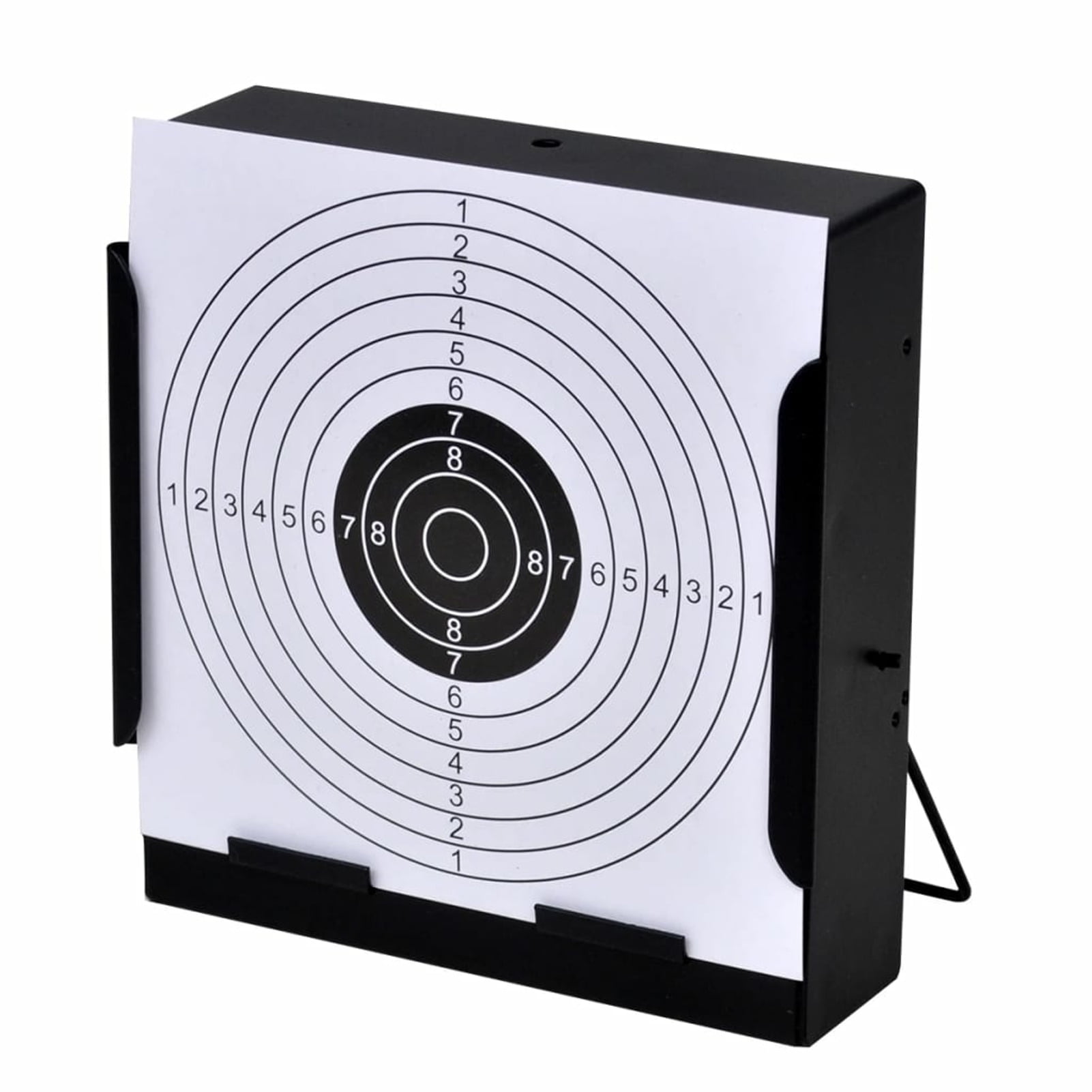 100 Paper Targets Unfade Memory 5.5 Square Target Holder Pellet Trap 