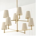 thumbnail image 2 of Capital Lighting 454581MA Mira 8 Light 38" Wide Chandelier - Brass, 2 of 6