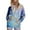 Blue, variant on Hoodies for Women, Trendy Tops with Christmas Print, Long Sleeve Sweatshirt with Pockets, Pullover Lightweight for Casual Fall Fashion,Sky Blue,XL