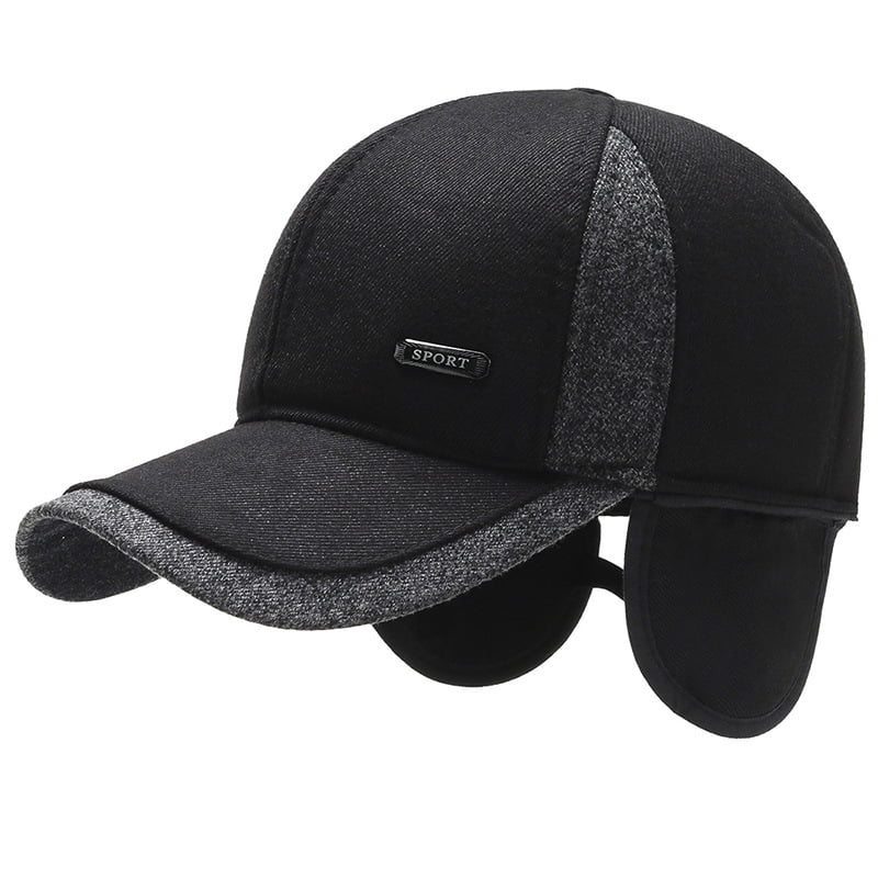Baseball cap with ear protection sales