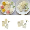 thumbnail image 2 of YIEMEEN Square Flower Moon Cake Press Molds Cookie Stamps Moon Cake Maker Decors Tool, 2 of 19
