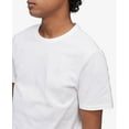 thumbnail image 2 of Calvin Klein BRILLIANT WHITE Men's Smooth Cotton Crew Neck Tee, US X-Large, 2 of 4