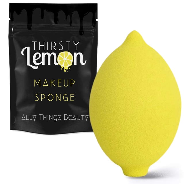 Esponja de maquillaje Ally Things Beauty Thirsty Lemon Yellow