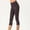 A0316-Dark Gray, variant on Womens Capris Leggings for Women Athletic Workou Quick Qry Yoga Pants High Waist Cropped Yoga Leggings