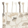 thumbnail image 6 of SAFAVIEH Blossom Kelvin Abstract Wool Fringed Area Rug, Ivory/Taupe, 2' x 3', 6 of 8