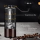 thumbnail image 2 of Molinillo de café manual, Molinillo de café manual con 12 ajustes ajustables, Molinillo de café expreso, Molinillo de café manual, Fresa cónica de acero inoxidable CNC de 5 ejes,, 2 of 5