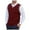 X-271Red, variant on YMNXA Mens Sweaters Vest Sleeveless V Neck Solid Color Knitted Comfortable Slim Fit Top For Casual Daily Wear Blue L