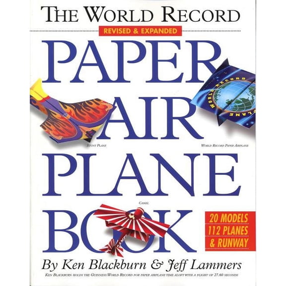 World Record Paper Airplane Book - Paperback