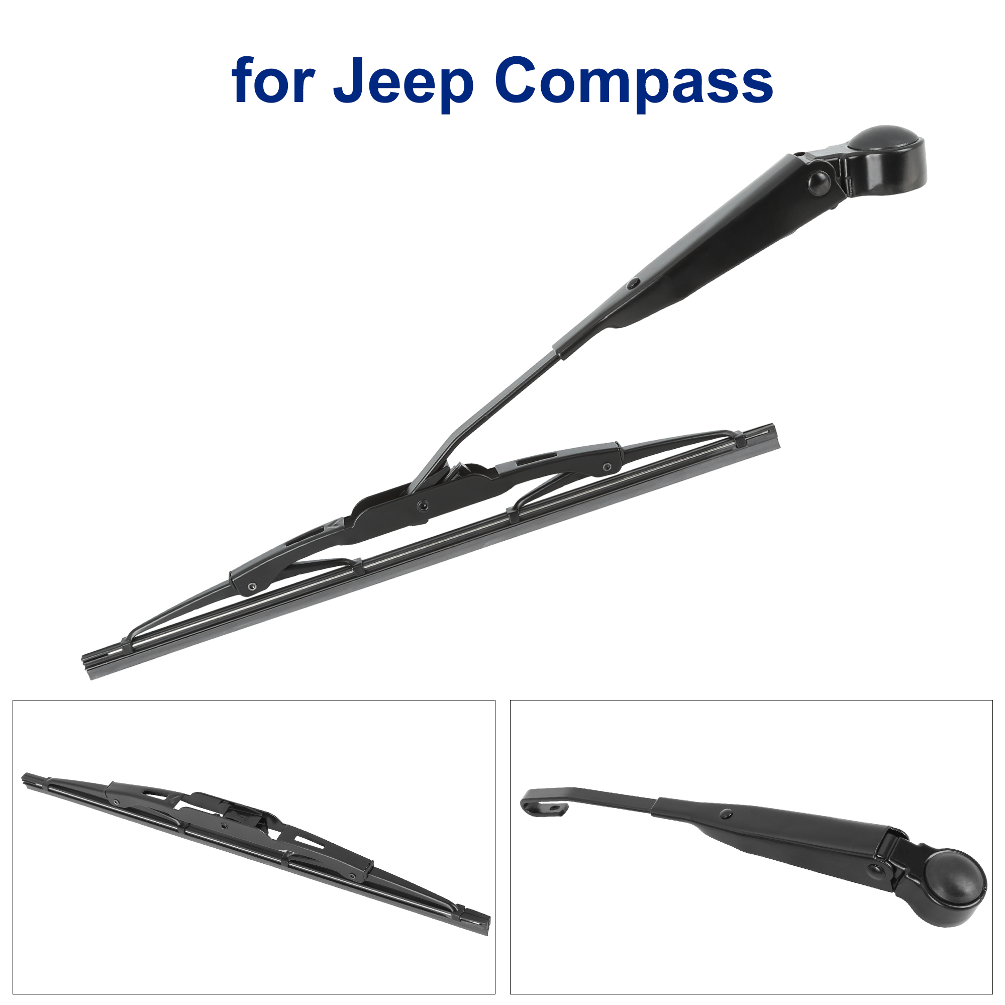 Auto Car Rear Window Wiper Blade with Arm for 20072014 Jeep Compass