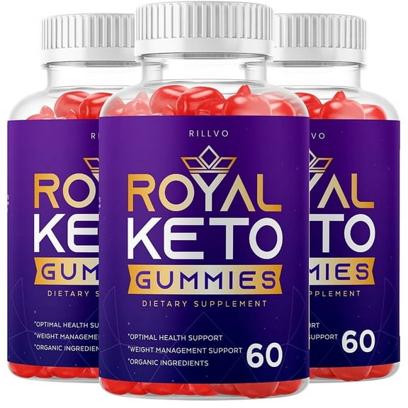 (3 Pack) Royal Keto Gummies - Supplement for - Apple Flavor - 180 Gummies