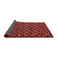 thumbnail image 2 of Ahgly Company Indoor Rectangle Abstract Red Modern Area Rugs, 6' x 9', 2 of 4