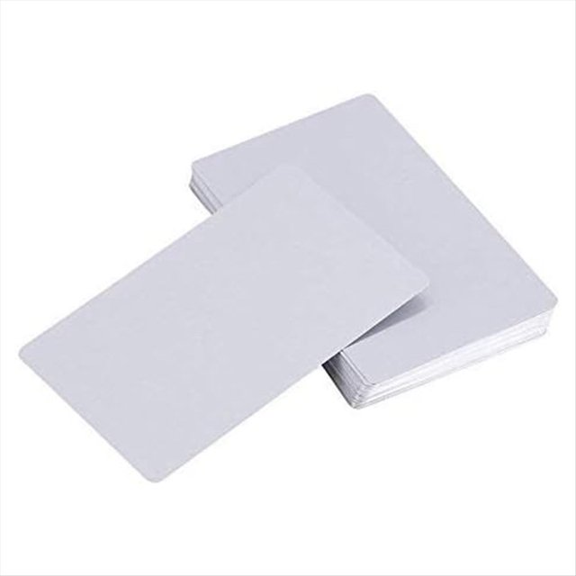 100 Unidades de Tarjeta de PresentacióN de Metal con SublimacióN en , Tarjeta de PresentacióN de Metal con Grueso, ImpresióN de Tarjetas de Visita en (Plata)
