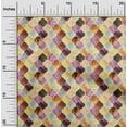 thumbnail image 1 of oneOone Viscose Jersey Fabric Textured Moroccan Geometric Decor Fabric Printed BTY 60 Inch Wide, 1 of 5