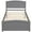 Gray, variant on Gzxs Twin Size Platform Bedframe Wooden Bed with Headboard, Footboard, Wood Slat Support, Mattress Foundation, Espresso