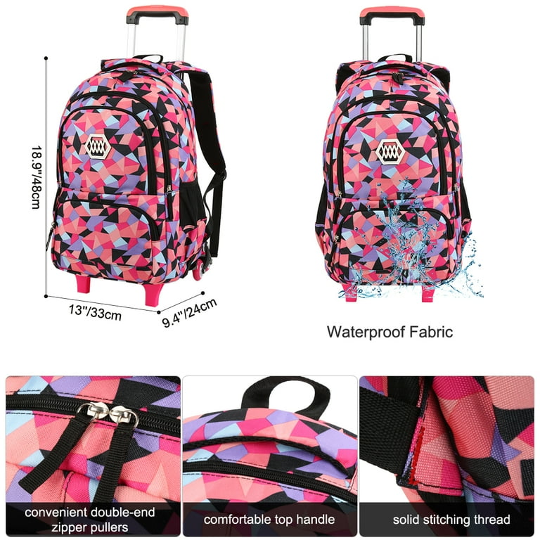 Ladies clearance wheeled backpack