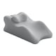 thumbnail image 3 of Almohada para piernas y rodillas, suave para dormir, cojín de apoyo para piernas para cama de viaje en casa gris, 3 of 9
