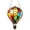 C, variant on Hot Air Balloon Solar Hanging Lantern with Flickering Flame Light Outdoor Solar Hanging Ornament for Garden Yard Patio Farmhouse Decoration