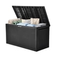 thumbnail image 7 of Uforic Outdoor 90 Gallon Lockable Deck Box, Double-Wall Resin Storage Box for Outdoor Patio,Lockable,‎Weatherproof,Light Brown, 7 of 7