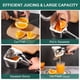 thumbnail image 5 of Exprimidor de Cítricos de Acero Inoxidable, Manual, para Limones, Naranjas y Granadas, con Agarre Antideslizante, para Cocina ., 5 of 5