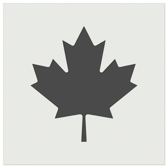 Canada Maple Leaf DIY Cookie Wall Craft Stencil - 5.5 Inch