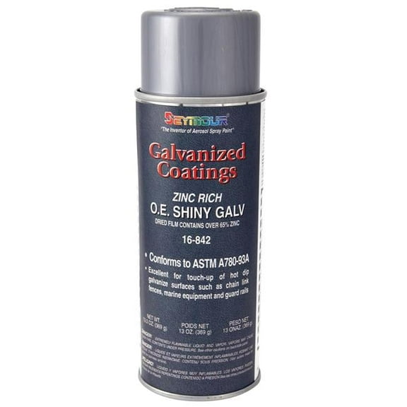 Seymour of Sycamore  16 oz Galvanized Coatings, O.E. Shiny Galv - Pack of 6