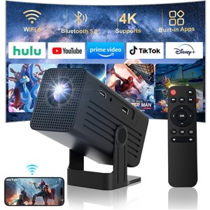 Mini Projector With Wifi And Bluetooth 4K Support Portable Movie Projector