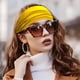 thumbnail image 5 of Paquete de 4 diademas anchas para mujer, bandas elásticas antideslizantes estilo bohemio para el cabello, para yoga, entrenamiento, correr, sudar, accesorios para el cabello, 5 of 5