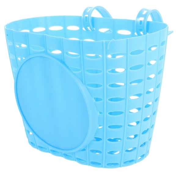 MLINS Kids Bike Basket Plastic Bicycle Basket For Boy And Girl, Waterproof Children's Bicycle Basket Suitable For Most Children's Bicycles Tricycle