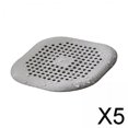 thumbnail image 1 of Colador de Fregadero de Cocina, Cubiertas de Desagüe de Ducha, Fácil de Instalar, Tapón de Desagüe de Suelo de Baño, Tapas de Desagüe de Ducha 5 piezas, 1 of 10