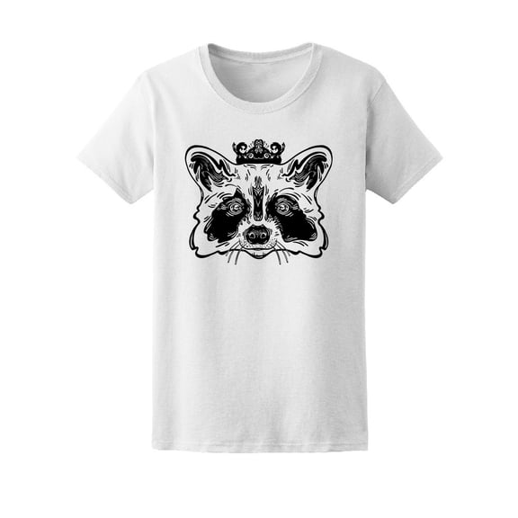 Adorable Raccoon In A Crown T-Shirt Men -Image by Shutterstock, Male Medium