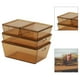 thumbnail image 3 of Caja de Almacenamiento Perfecl Apilable en Miniatura 4 Piezas Amber_Acrylic, 3 of 8