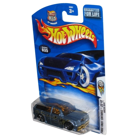 Hot Wheels 2003 First Editions 23/42 Light Blue Boom Box Toy Car #035