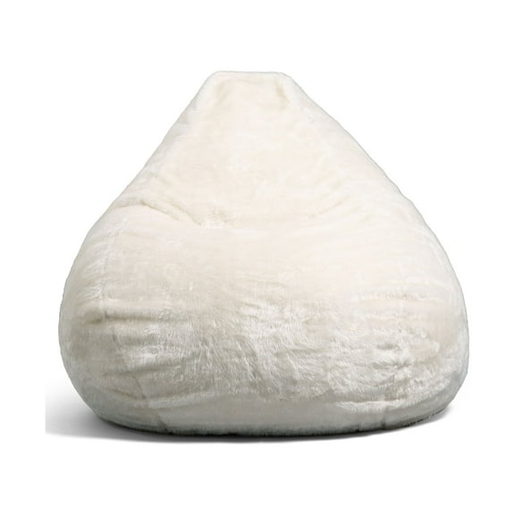 Big Joe Lotus Foam Bean Bag Chair, Plush 4ft, Black