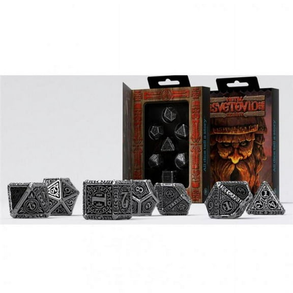Q-Workshop QWOSMSV35 Metal Svetovid Dice - Set of 7