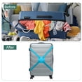 thumbnail image 4 of Uxcell 2 Pcs Correcciones de Equipaje Bungees Correa de Maleta Ajustable con Hebilla Accesorios de Viaje para Equipaje Bolsa de Mano Agregar Bolsa, Azul, 4 of 6