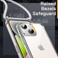 thumbnail image 5 of JETech Crossbody Case for iPhone 14 6.1-Inch with Adjustable Lanyard Strap, Clear Transparent Anti-Yellowing Shockproof Protective Phone Cover with Neck Cord (Starlight), 5 of 6