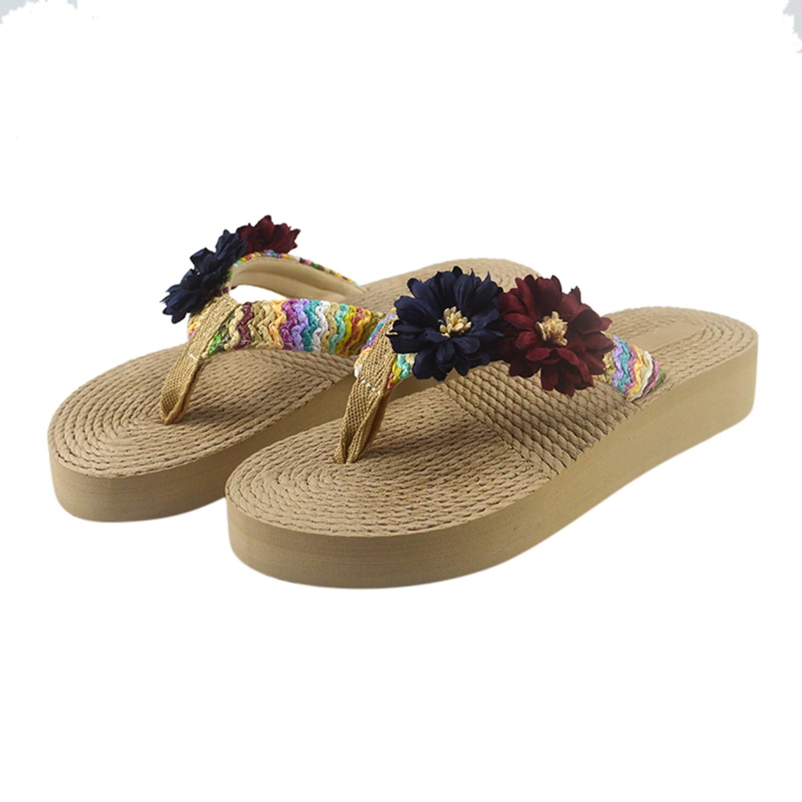 Tongs Compensées Personnalisées Pour Femmes, Sandales Coréennes, Pantoufles D'été, Nouvelle Arrivée, Plateforme Pour Femmes, Sandales De Plateforme D'extérieur
