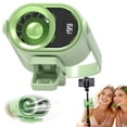 thumbnail image 2 of Portable Fan, Car Clip on Fan with LED Display, Portable Mini Cooling Fan for Auto Vehicle, USB Rechargeable Battery Powered Fan for Stroller Bed, Travel, Camping, Golf, Gym, Green, 2 of 5