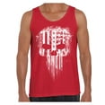 thumbnail image 1 of Awkward Styles Patriotic Tanks for Men White Skull Tank Top for Him American Flag Tank Top Gifts from America Military American Flag American Reaper Men's Tanks Stylish Skeleton Tank Top for Men, 1 of 4