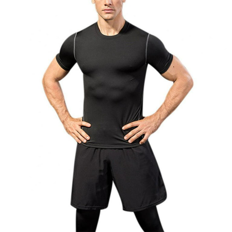 Men's 2 in 1 Running Pants Shorts with Pockets Gym Short