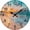 Sunrise, variant on VOCOO 10'' Quartz Sunset Round Wall Clock Modern Art Decorations for Home, Kitchen, and Bedroom (Battery Operated) Ideal Gift