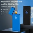 thumbnail image 5 of Latrodar Double-sided Tungsten Lighter Thin Well-Made able Compact Lighter Blue 4x2.32 Inch Home Tools, 5 of 5
