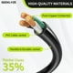 thumbnail image 3 of Cable de extensión Seeklyze 16/3, 10 pies (3 m), paquete de 2, negro, 3 of 7